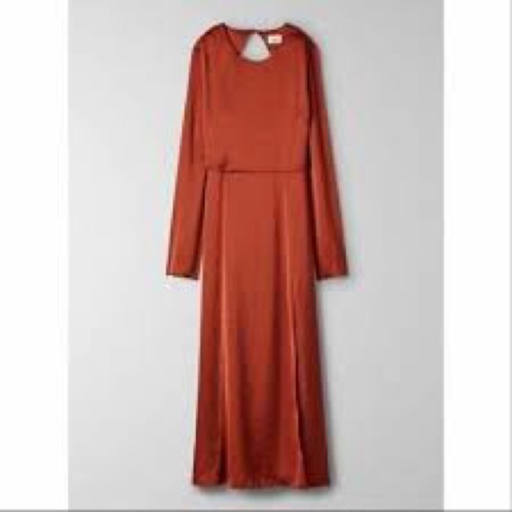 NWT Aritzia Wilfred Evora Rustwood Orange